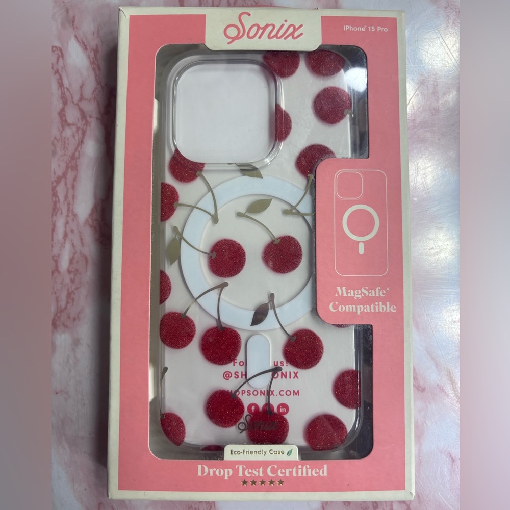 Sonix Cherry iPhone Case - Red and White